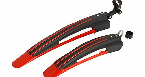 Mzamzi Great Value Other Accessories Bicycle Cycling Front Rear Mud Guards Mudguard Set Mountain Bike Fenders Red And Black