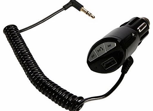 Mzazmi Great Value Car Mp3 Players Car Stereo with AUX IN Car Bluetooth Music Adapter Black