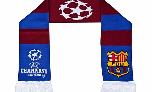 n/a Barcelona UEFA Champions League Retro Bar Scarf