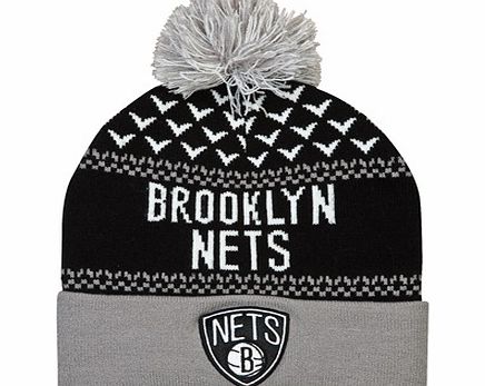 Brooklyn Nets Nujacq Cuff Knit Bobble Hat