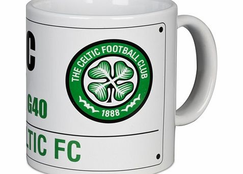 n/a Celtic Street Sign Mug MGEPSSCELKB