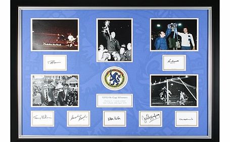 n/a Chelsea 40th Anniversary FA Cup Win Signature