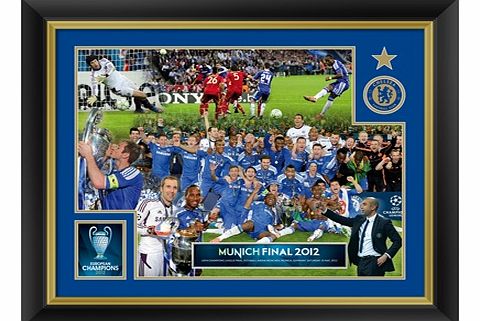 n/a Chelsea Champions Of Europe 2012 Framed