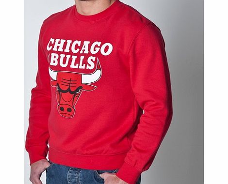 n/a Chicago Bulls Team Logo Crew Sweatshirt `LOGO