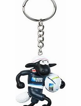 n/a England 2015 Mascot Shaun The Sheep 3D Keyring