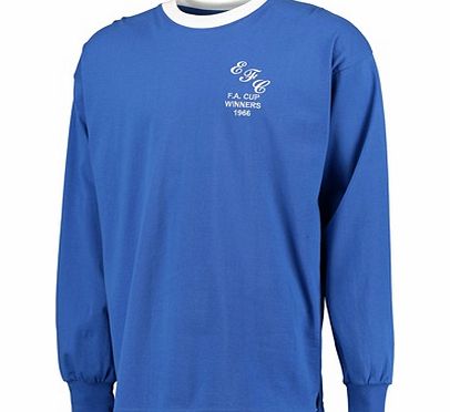 n/a Everton 1966 FA Cup Winners Shirt - Blue EVE0966FA