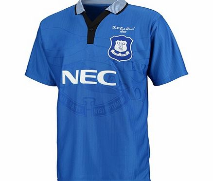 n/a Everton 1995 FA Cup Winners Shirt - Blue