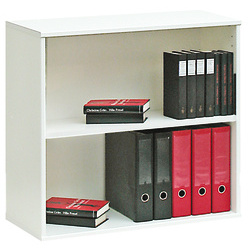 n/a (I) 1 Shelf White Bookcase from the Black