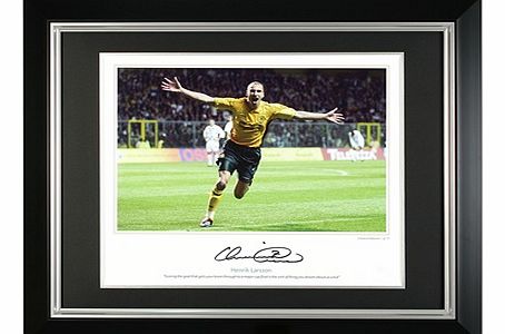 n/a Larsson Signed Print - 20 x 16 Inch