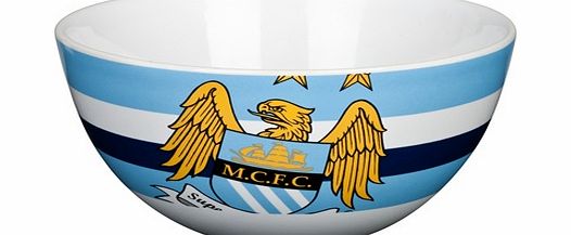 n/a Manchester City Check Cereal Bowl BWLEPCHKMANKB