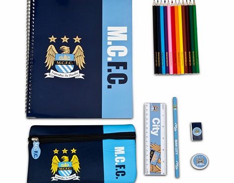 n/a Manchester City Ultimate Stationery Set