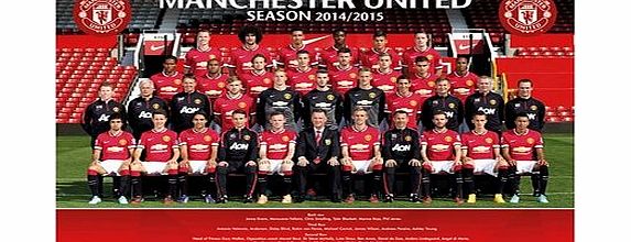 n/a Manchester United 2014/15 Team Poster - 61 x