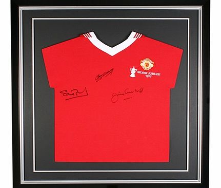n/a Manchester United Signed 1977 Cup Final Shirt -
