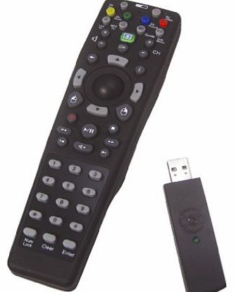 MEDIA CENTRE TRACKBALL PC REMOTE CONTROL & RECEIVER NEW