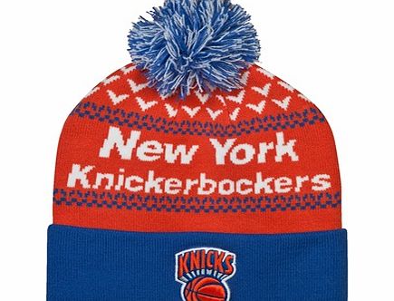 New York Knicks Nujacq Cuff Knit Bobble Hat