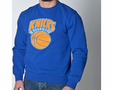 n/a New York Knicks Team Logo Crew Sweatshirt `LOGO