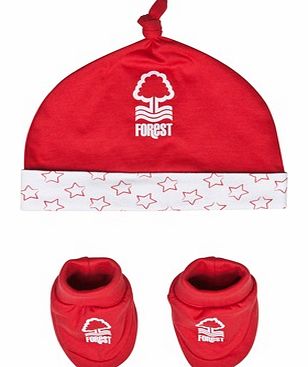 n/a Nottingham Forest Stars Hat and Booties -