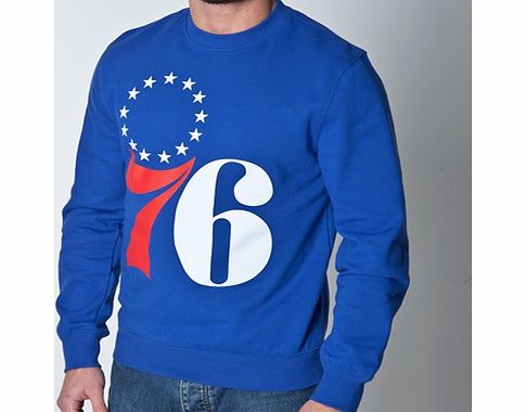 n/a Philadelphia 76ers Team Logo Crew Sweatshirt