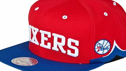 n/a Philadelphia 76ers Team Short Snapback Cap