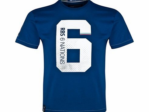 RBS Six Nations Classic Big Six Printed T-Shirt