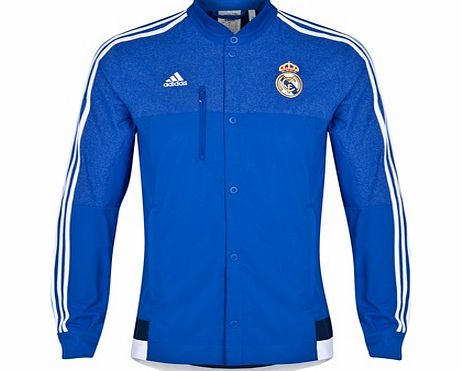 Real Madrid Anthem Jacket - Kids Royal Blue M36394