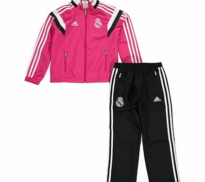 Real Madrid Presentation Suit - Kids Pink F84071