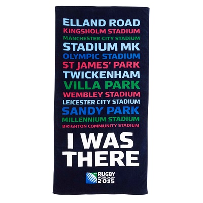 n/a Rugby World Cup 2015 I Was There Towel 75 x 150