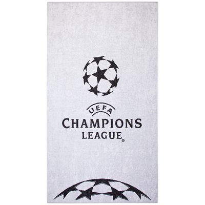 n/a UEFA Champions League Towel - White - 140 x 70cm