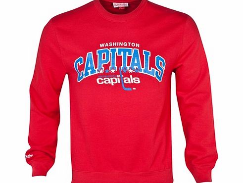 n/a Washington Capitals Team Arch Crew Sweatshirt