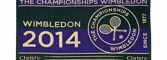 n/a Wimbledon Mens Championship Towel 2014 Green