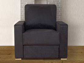 Lear Armchair - Suede Charcoal