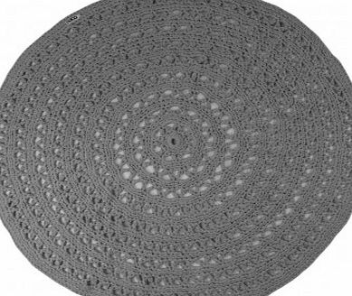 Naco Crochet Round Rug Grey XL