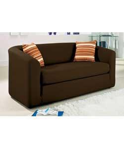 Nadia Foam Fold-Out Sofabed - Chocolate