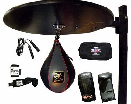 Sporteq Speed Ball Platform Set Adjustable Bracket Boxing Gloves,Speedball 