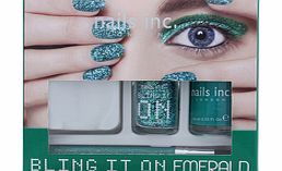 nails inc. Bling It On Emerald