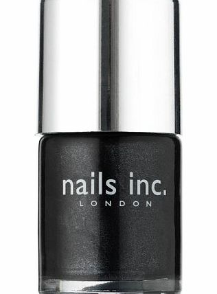 Nails Inc Maddox Street Gun Metal Grey Nail Polish 10 ml