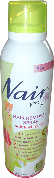Nair Pretty Hair Removal Spray Soft kiwi-lychee