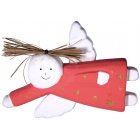 Namaste UK Red Flying Angel Decoration