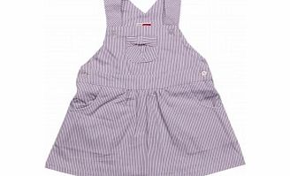 Name It Baby Girls Lilac Pinstripe Pinafore