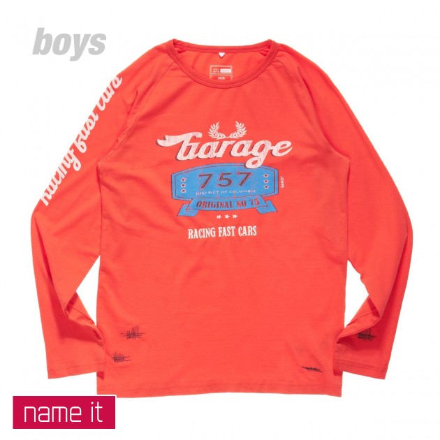 Name It Boys Name It Sim Long Sleeve T-Shirt - Plasma