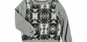Esmilla grey cotton blend sweatshirt