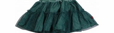 Name It Girls Kirsten Sea Green Print Tulle