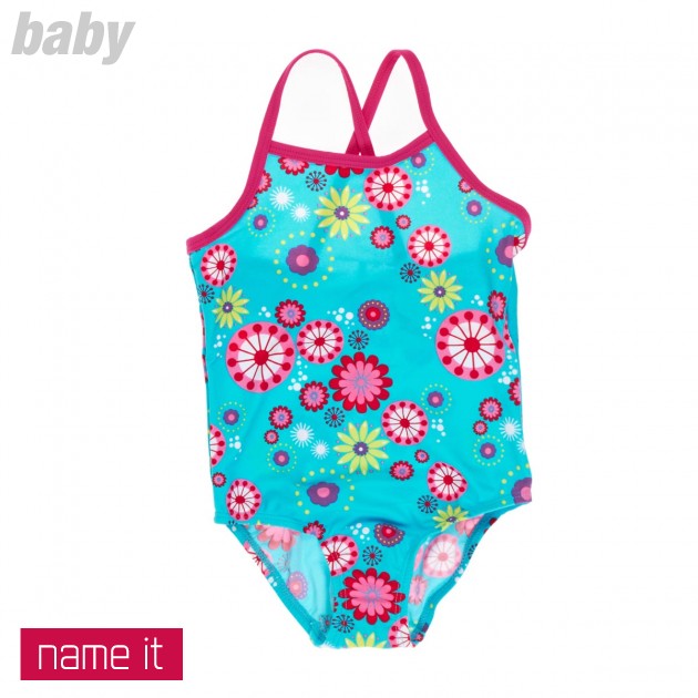 Girls Name It Zummer Flower Swimsuit - Combi 2