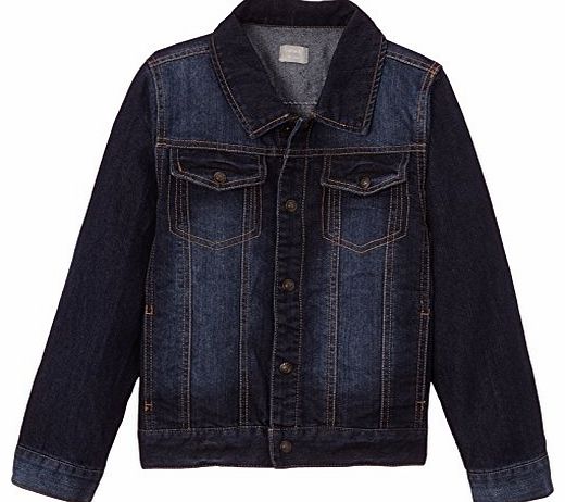 Name It  Boys Jacket - Blue - Bleu (Dark Blue Denim) - 10 Years