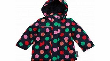 Name It Toddler Girls Mello Navy Spotty Jacket