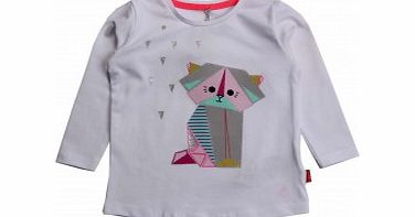 Name It Toddler Girls White Etmu Geometric