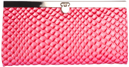 croc skin purse