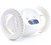 NANDA Clocky Radio Alarm Clock - white