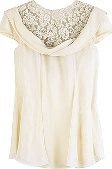 Lace insert swing top