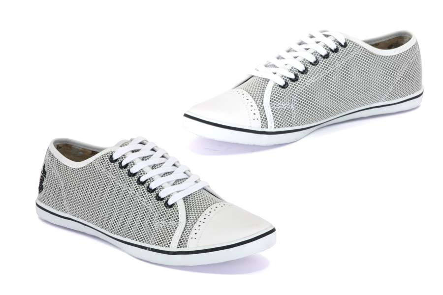 Nanny State - Toe Detail Mesh Leather - White /